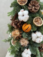 Naturally Decorated Xmas Tree
