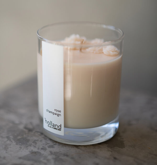 Rose Champaign Candle
