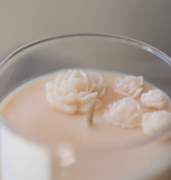 Rose Champaign Candle