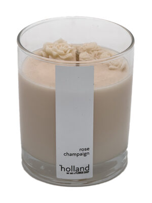 Rose Champaign Candle