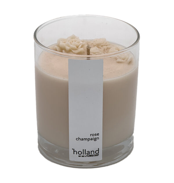 Rose Champaign Candle